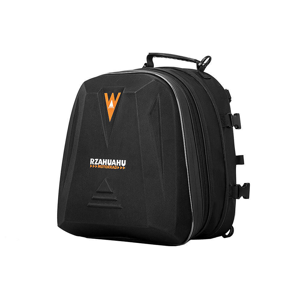 Motorcycle universal electric vehicle rear seat motorcycle travel and cycling bag, large capacity helmet, edge wrapped packaging, spare storage