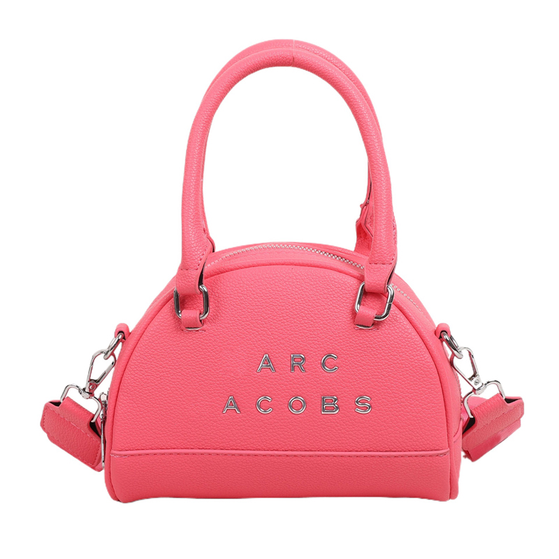 Handbag female 2025 new Hundreds of fashion bowling sweet cute crossbody bag shell bag.