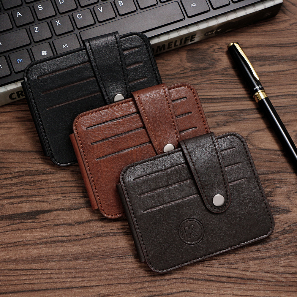 Designer Wallet Hot Selling Buckle Thin Portable Small Bag With Multiple Slots Holder Card Sleeve Zero Wallet Luxury Wallet Key Pouch