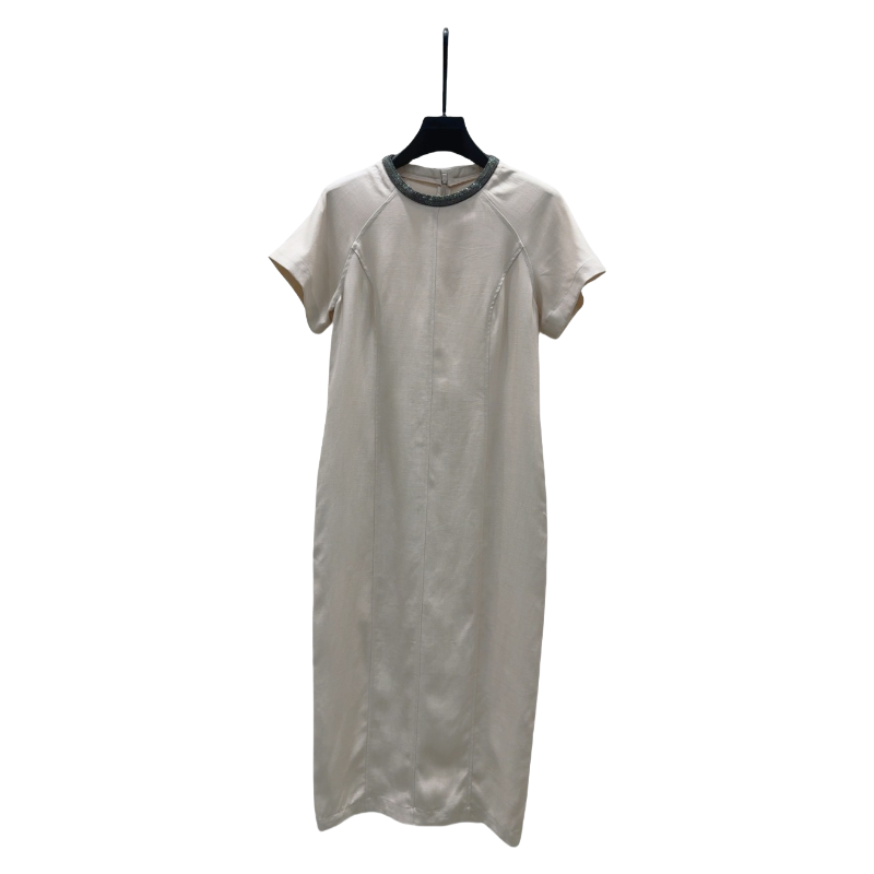 2025 flax dress Fashion Week Show Customized Fashion Tailored clothing womens Fashion Paris.M348
