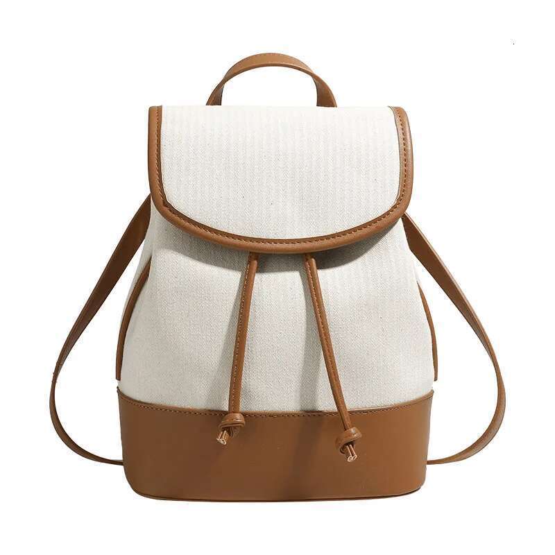 Designer Bag 2025 Simple Canvas Backpack, Super Popular And Versatile Student Commuting Bag, Single Shoulder Women's Bag Luxury Bag