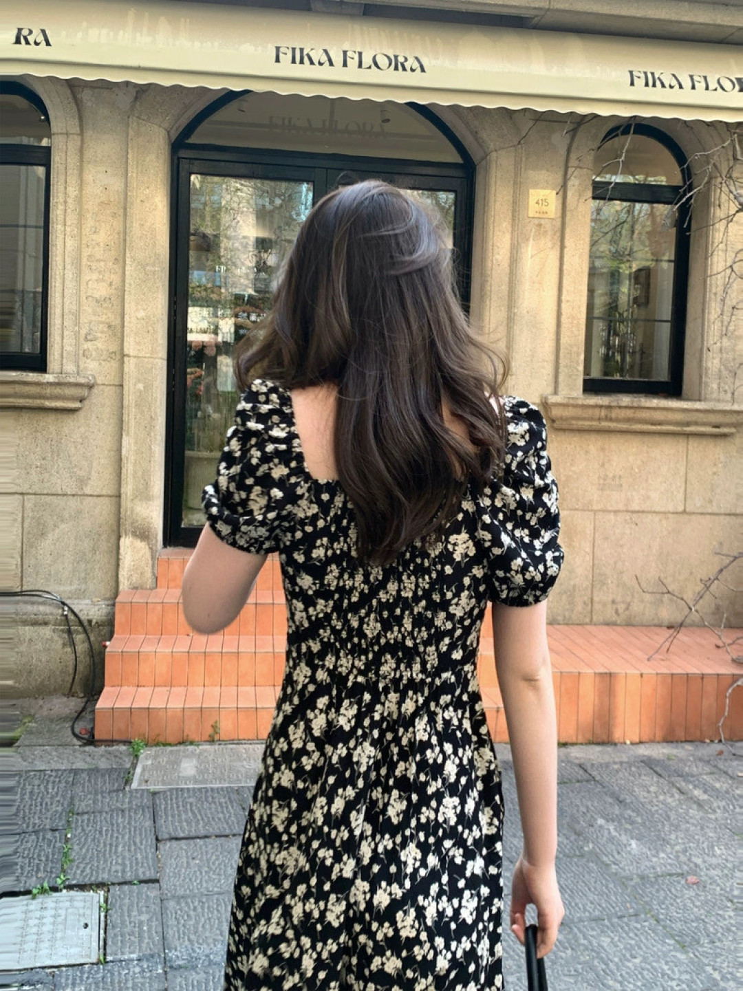 2025 Floral Dress Fashion Week Show Customized Fashion Tailored clothing womens Fashion Paris.M339