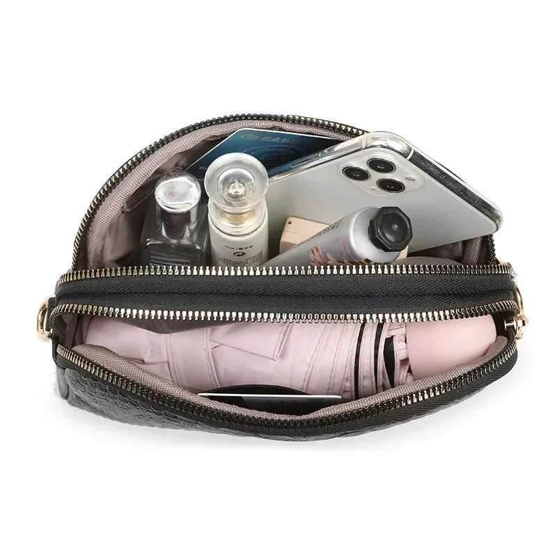 Fashion Genuine Crossbody Sac Simple Women S Designer Handbag High Quality Cow Leather Small Shoulder Messenger Bag Bag
