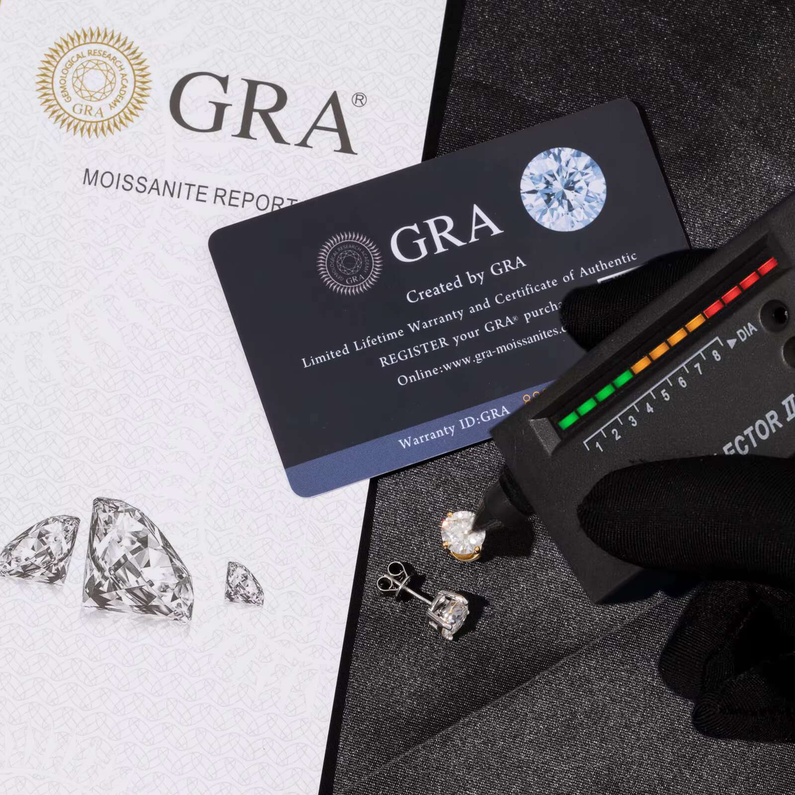 S925 Sterling Silver 5mm 6.5mm 7.5mm 8mm Moissanite Four Claws Stud Earrings Vintage Fashionable Unisex Earrings