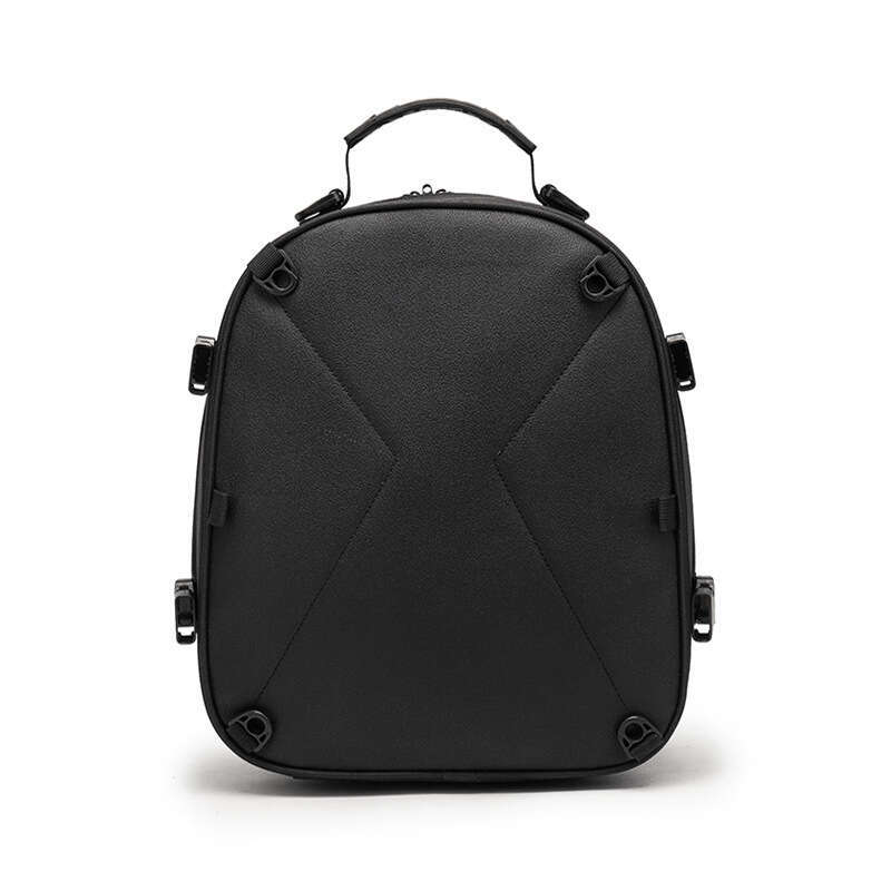 Motorcycle multifunctional hard shell rear end seat bag, knight motorcycle riding equipment, double shoulder helmet backpack, large capacity