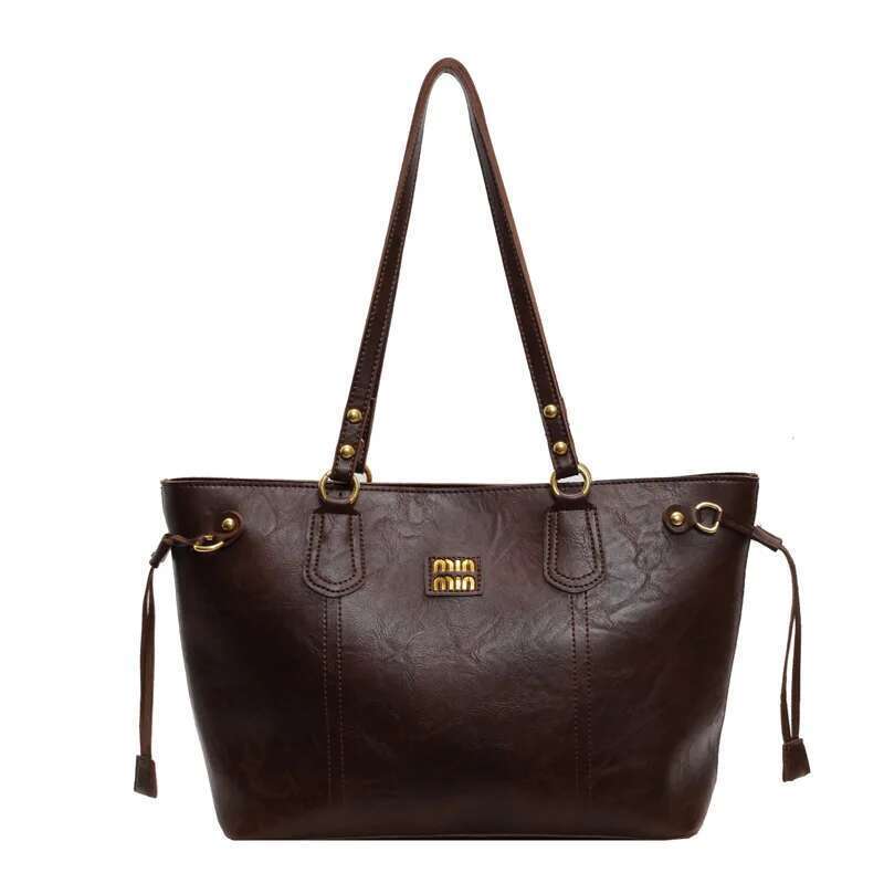 2025 Spring And Autumn Premium Small Fragrant Style Handheld Tote Large Capacity Single Shoulder Commuter Women's Bag New Ko