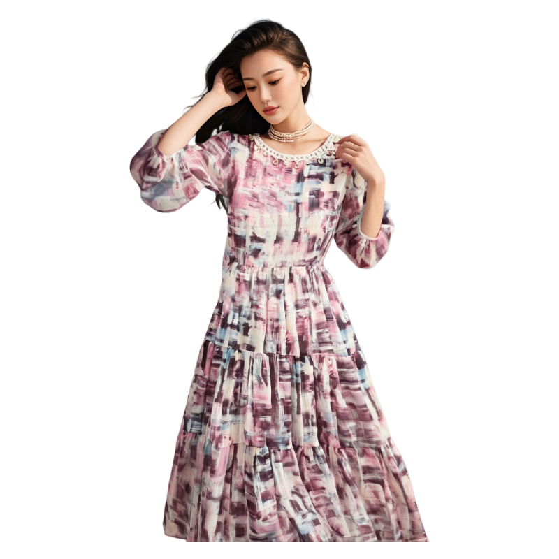 2025 Cake dress Fashion Week Show Customized Fashion Tailored clothing womens Fashion Paris.M341
