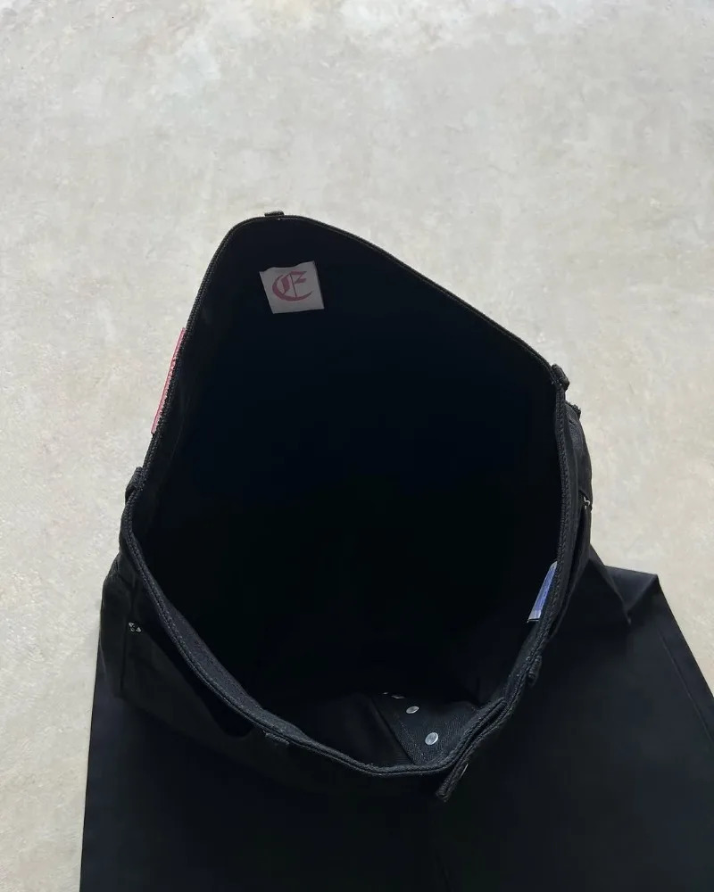 American fashion trend solid color high waisted jeans mens Y2K street hip-hop loose fit suitable for Harajuku Versatile wide leg pants 250423