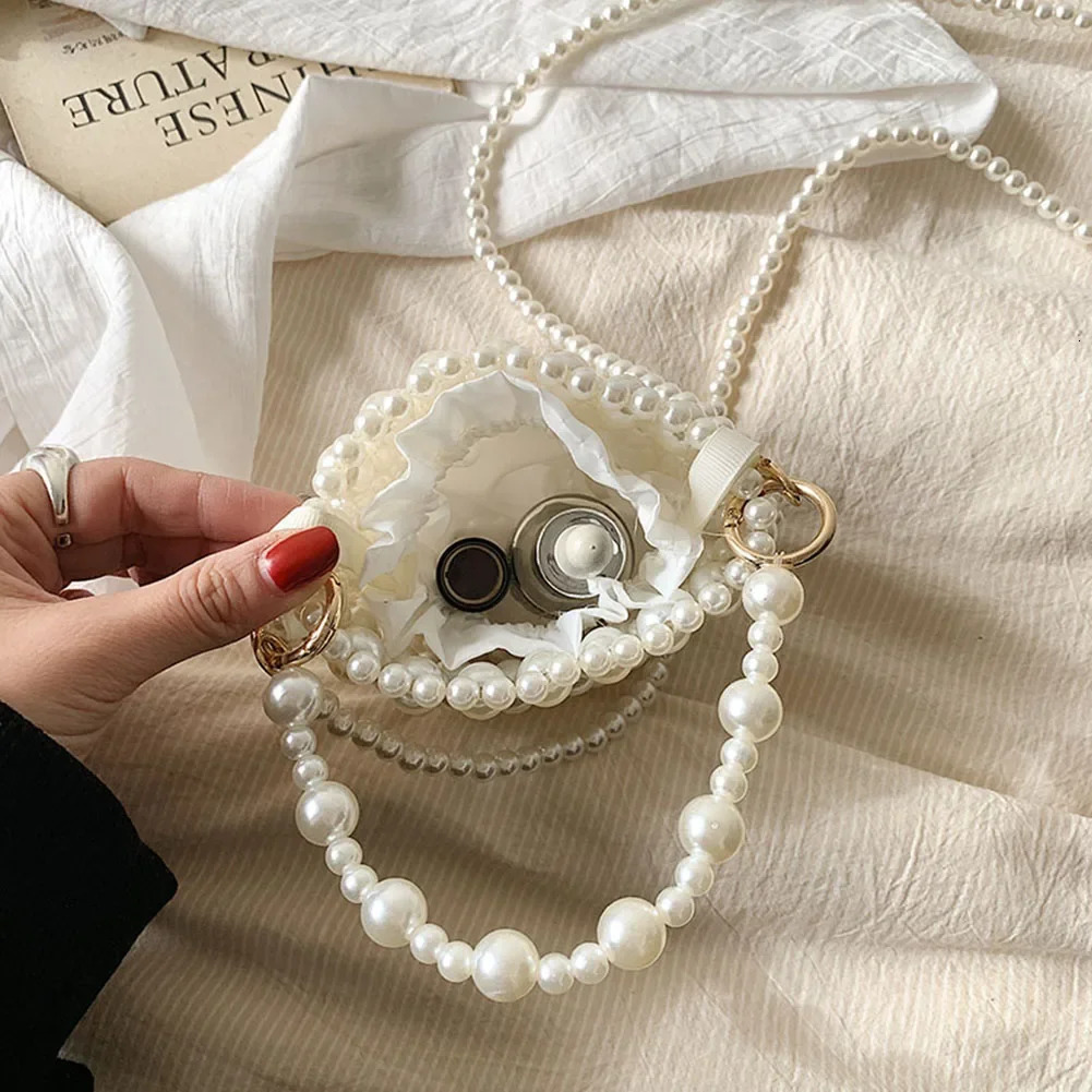 Pearl handle elegant party wallet fashionable mini messenger bag casual bracelet cute holiday gift shopping party dinner 250427