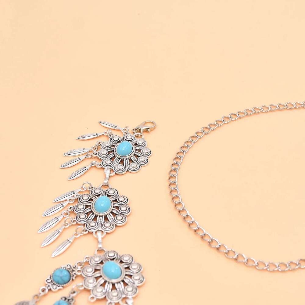 Vintage Golden Siery Coins Tassel Pendant Waist Belly Chains For Women Traditional Gypsy Ethnic Body Jewelry Accessories Gift