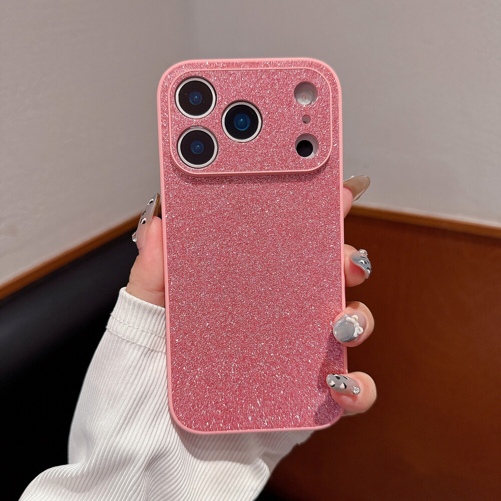 Luxurious Glitter Phone Case iPhone 17 Pro Max Compatible with Apple 16/15 Pro High-end Feel Full Coverage Shockproof Case
