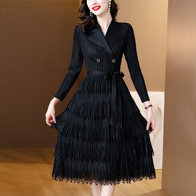 2025 plus size women's slim fit temperament slim skirt summer dress long medium length skirt D02319