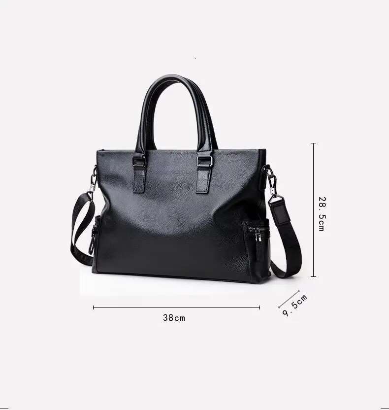 starbags leather cowhide men's Business Bag Briefcase Men's Handbag