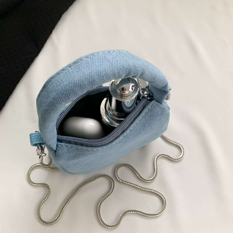 Women's Mini 2025 new headphone Creative denim handbag Super small women's crossbody bag