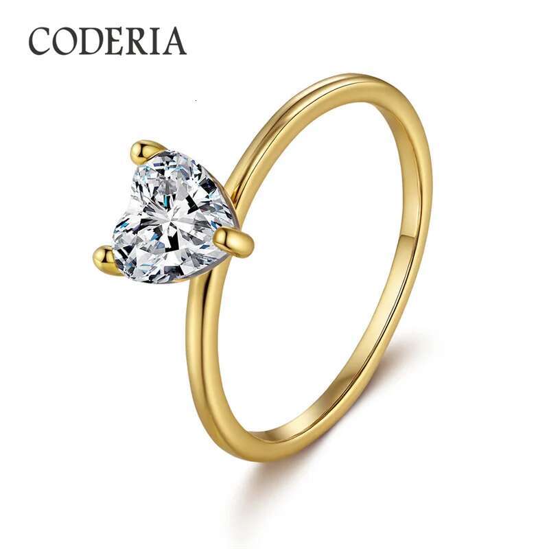 GRA Certified Moissamite Heart Ring D Color VVS1 1CT Brilliant Diamond Finger Band Women 925 Sterling Silver Wedding Jewelry