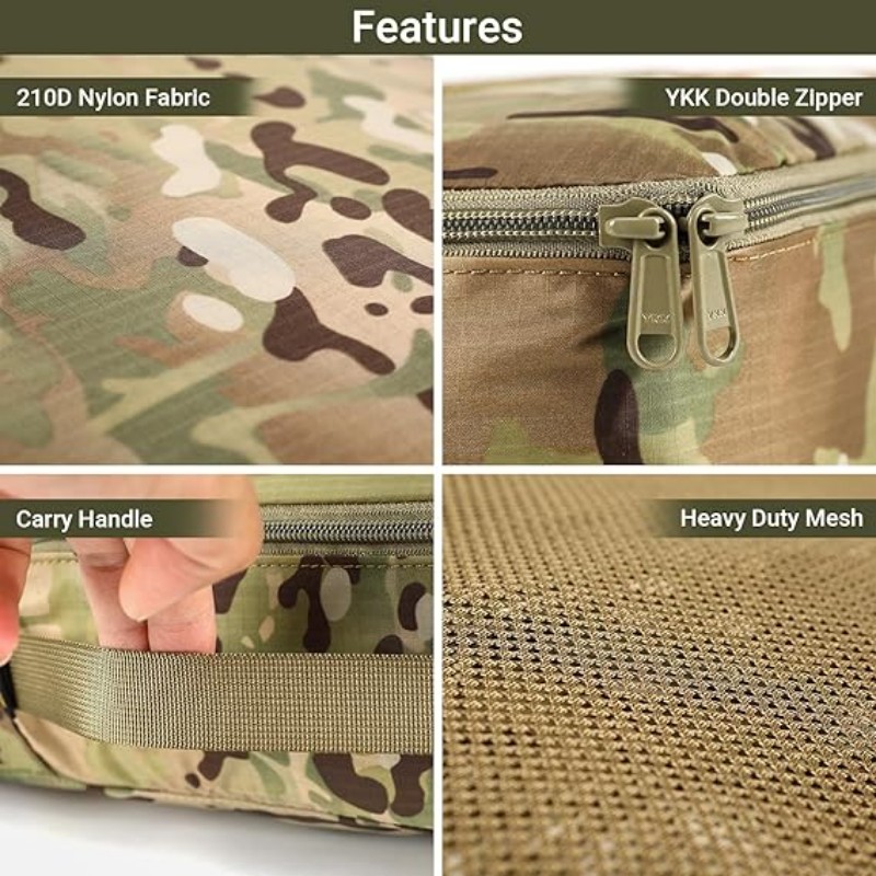 VOTAGOO Tactical Packing Cubes 6 Packs Lightweight Luggage Set Packing for Outdoor Organization Travel Accessories Bag Utility Travel Storage Bag