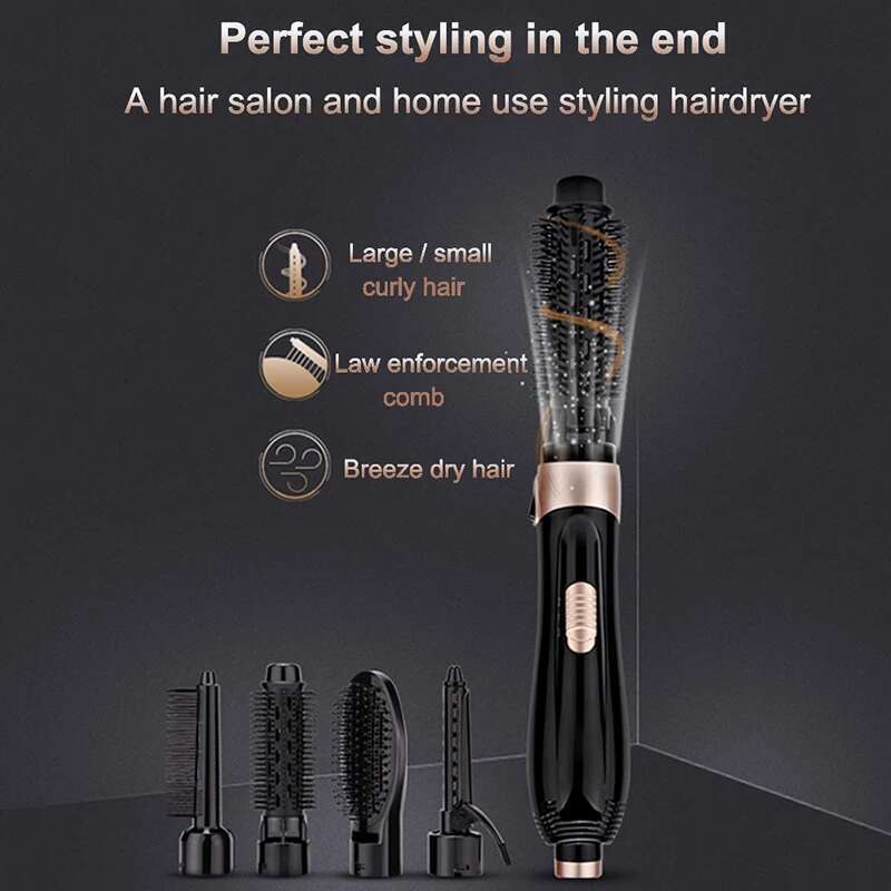 High quality Leafless profession salon styling devices anion 4 in1 hot Hair straightener multifunction hair dryer