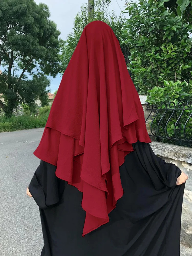 Ramadan Muslim Woman Abaya Islam Arabic White Turbans For Women Robe scarf Turkey Black Khimar Hijab Women Clothing Dress Veil 250420