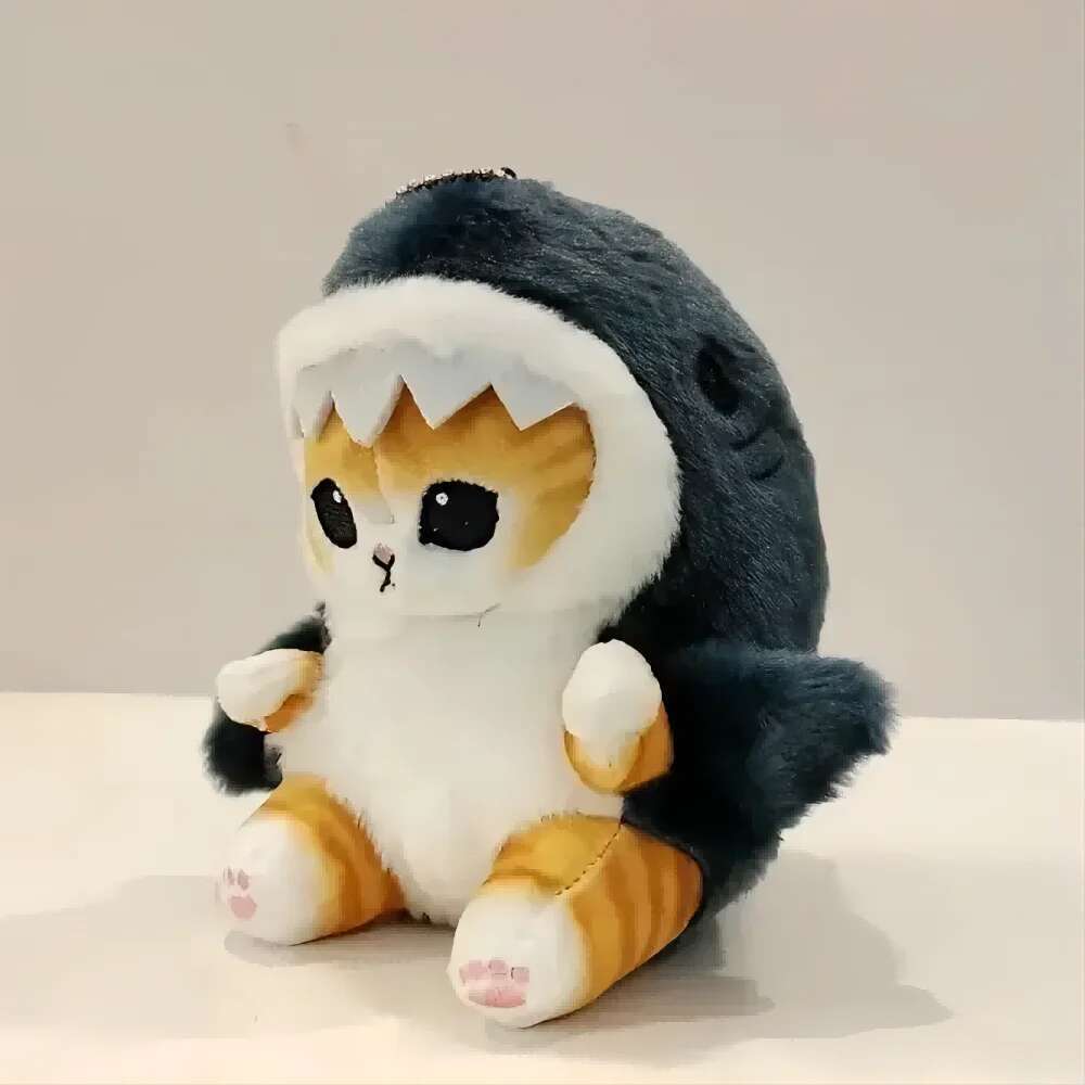 Cute Shark Plush Doll Beautiful Room And Car Shrimp Cat Decoration Pendant Opening Holiday Boys And Girls Gift