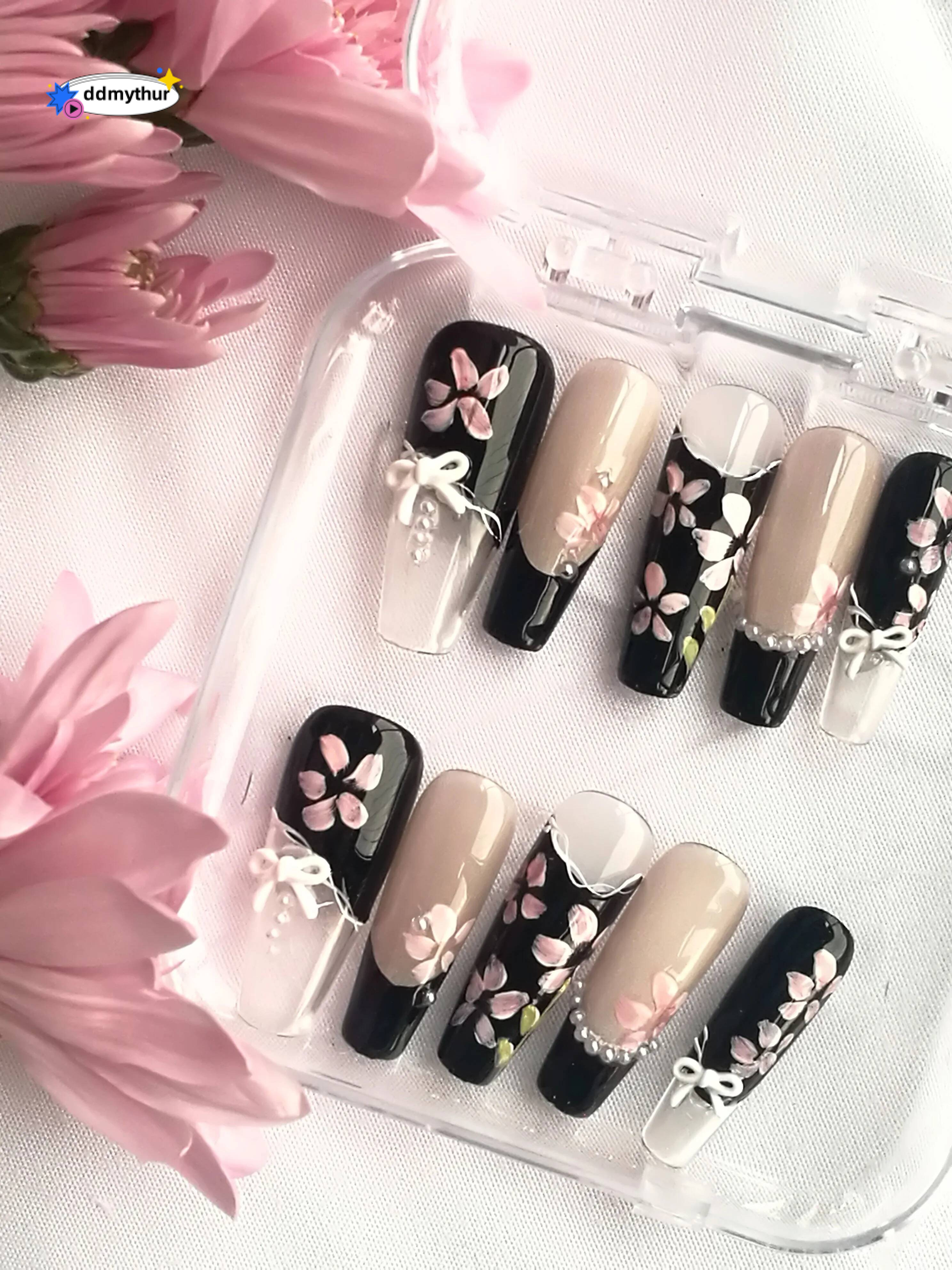 ddmythur 3.0 Types of Fingering Youthful and Energetic Fashionable Manicure ddmythur