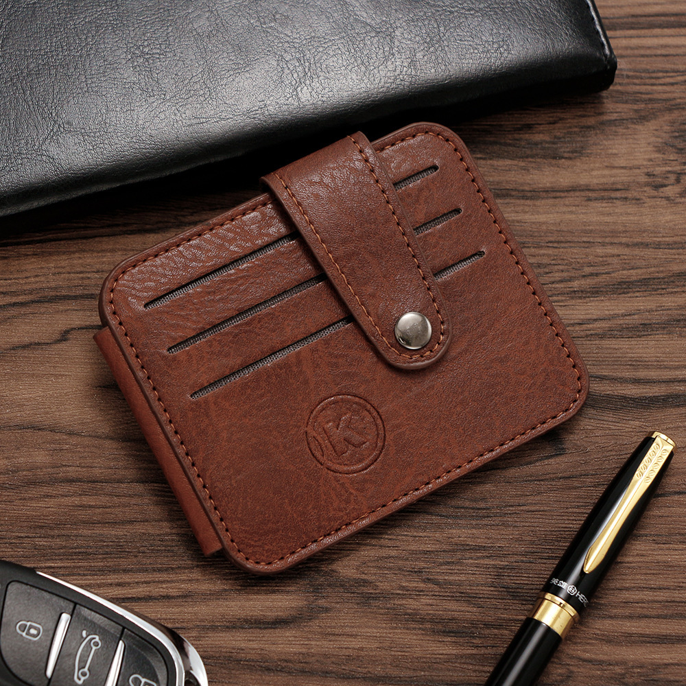 Designer Wallet Hot Selling Buckle Thin Portable Small Bag With Multiple Slots Holder Card Sleeve Zero Wallet Luxury Wallet Key Pouch