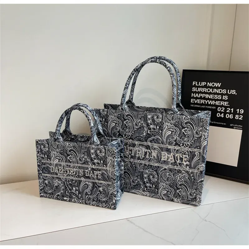 bag handbag tote bag shoulder bag printing multi color large capacity shopping bag daily commuter large bag travel bag totes