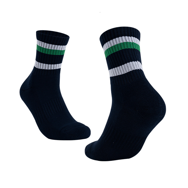 Professional badminton with anti slip sweat absorbing properties, featuring a middle tube towel bottom, thickened breathable sports socks for both men