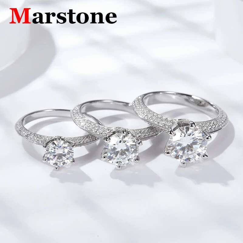 1-5CT Moissanite Pear Diamond D VVS Womens Crown Moissanite Rings 925 Silver Plated 18K White Gold Fine Jewerly Ring for Lady