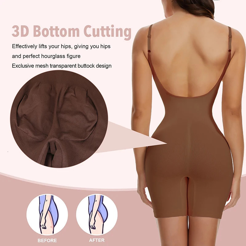 Low back tight fitting clothing womens mesh hip lift smooth body shaping strapless abdominal corset 250430
