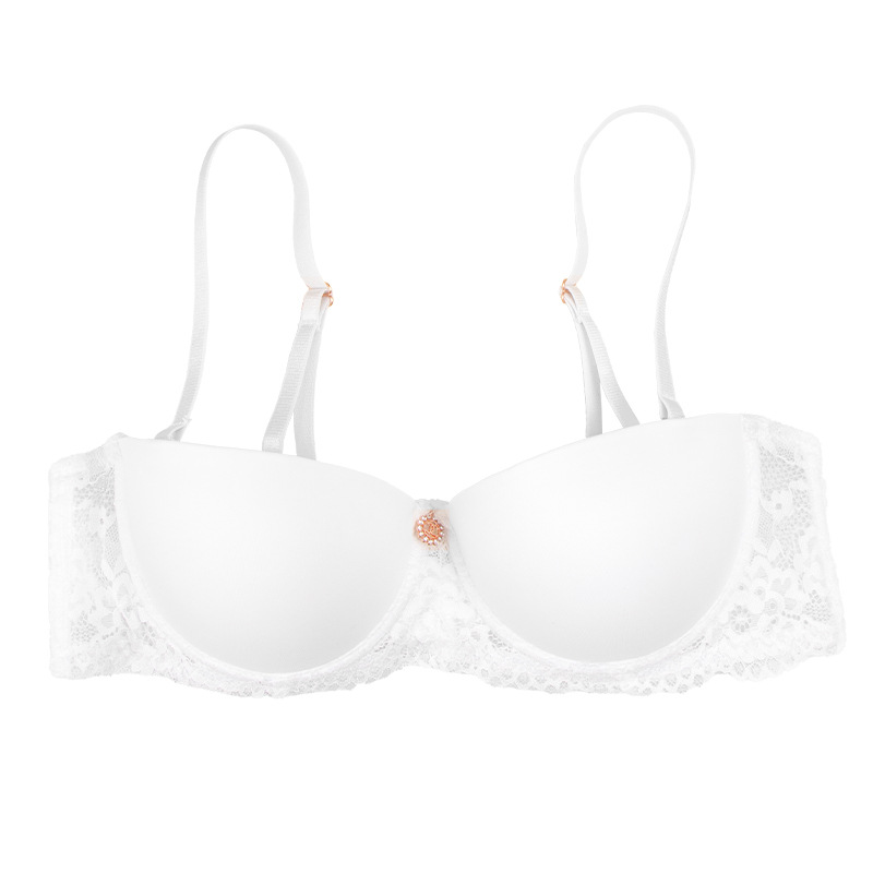 Glossy Feminine Undergarments Featuring Lace Edges And Breast Support From Steel Accents