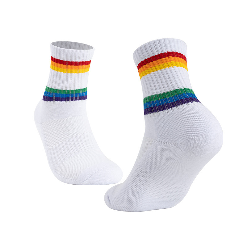 Professional badminton with anti slip sweat absorbing properties, featuring a middle tube towel bottom, thickened breathable sports socks for both men