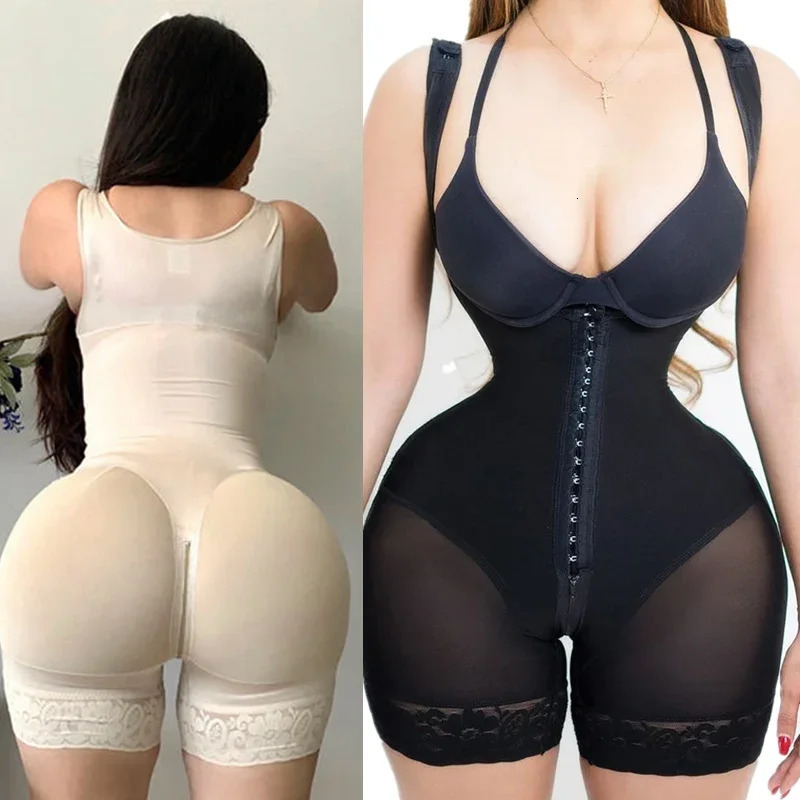 Slimming Corset for Women Compression Body Shaper Waist Trainer Shapewear Post Surgery Slimming Butt Lifter Fajas Colombianas 250430