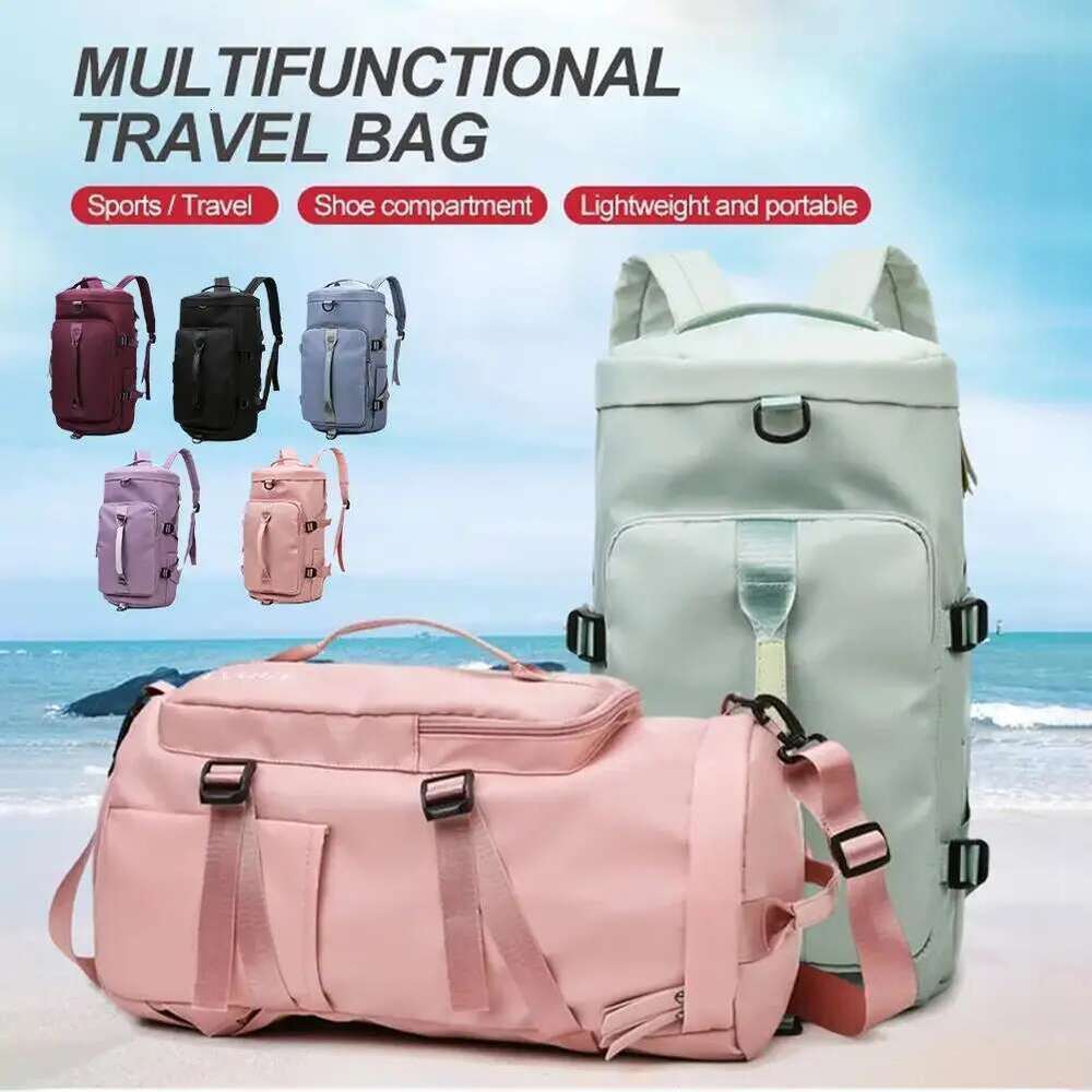 Large Capacity Storage Travel Bag Tote Carry On Duffel Lage Waterproof Backpack Handbag Oxford Shoulder Women