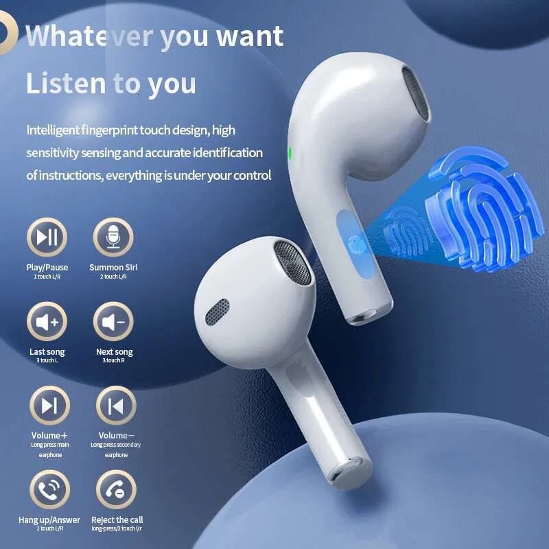 Mini PRO 4 TWS Ear Pods Wireless Sports Music Noise Cancelling Earbuds Earphones Bluetooth In ear Headphones