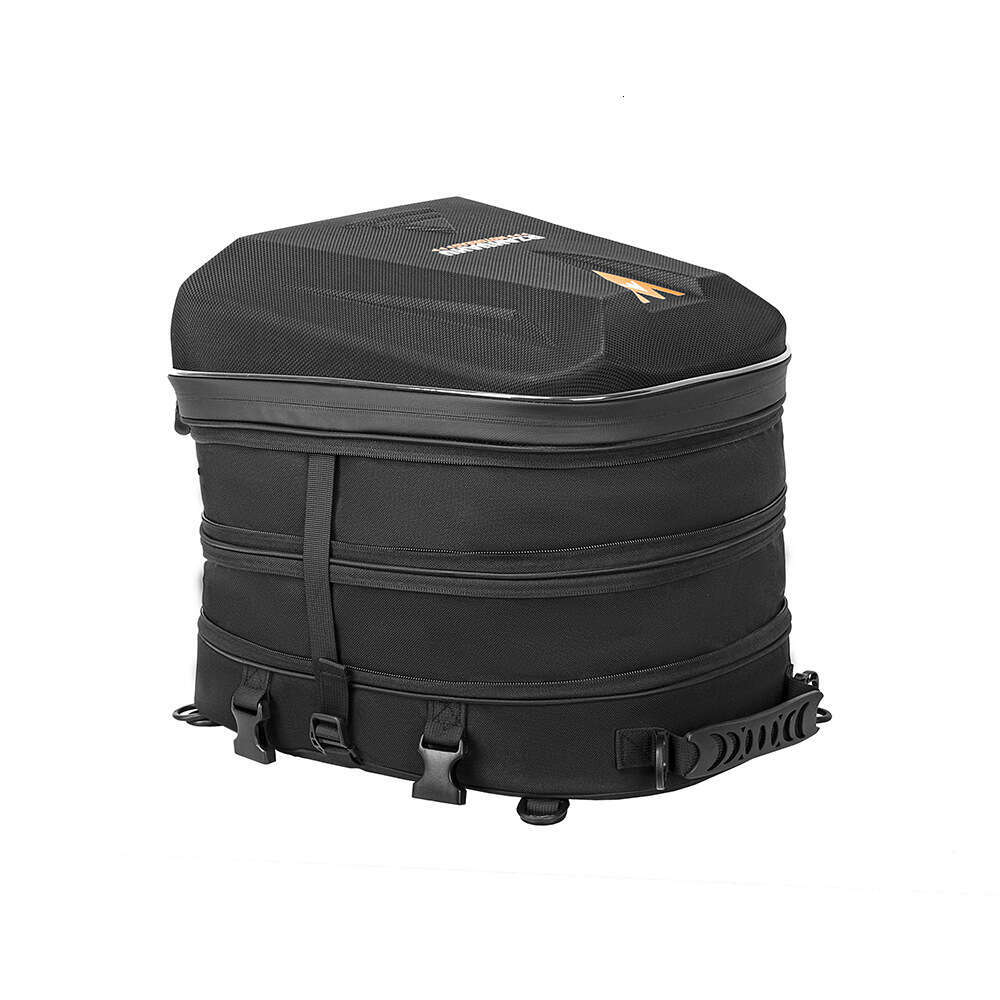 Motorcycle universal electric vehicle rear seat motorcycle travel and cycling bag, large capacity helmet, edge wrapped packaging, spare storage