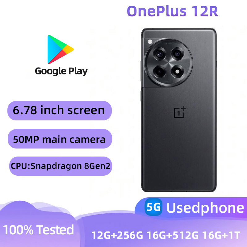 Oneplus 12R 5g Smartphone Unlocked 256GB All Colours Good Condition Original Used Phone
