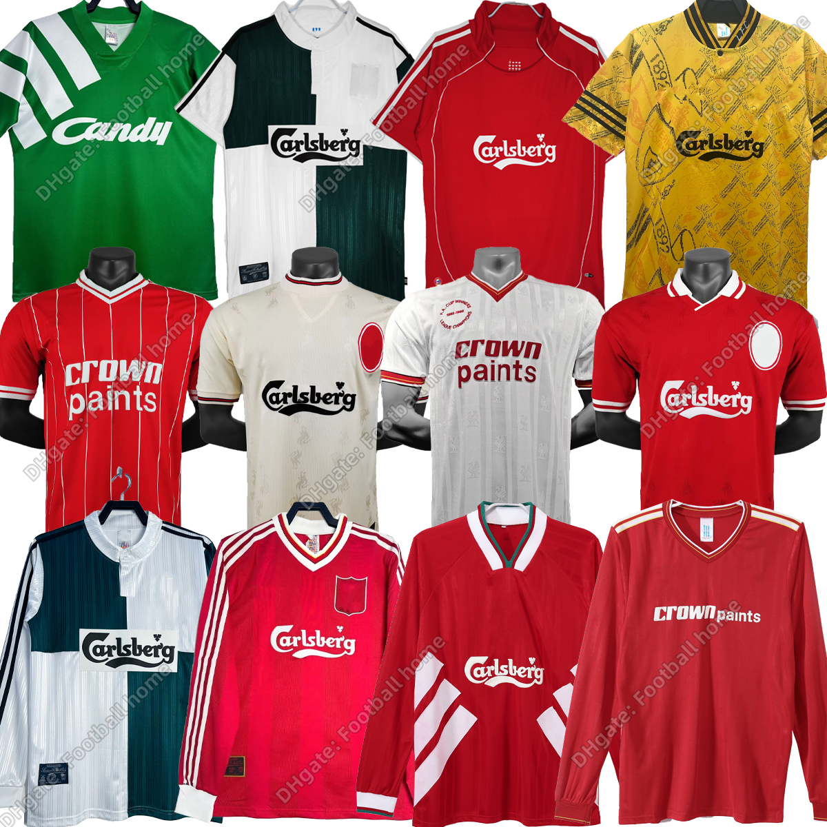 Retro Lliverpolf fc Soccer Jerseys Gerrard 2005 Smicer Alonso 10 11 Football Shirts 93 95 96 97 FOWLER TORRES 82 89 91 Maillot Kuyt Keane 5 6 7 8 9 SUAREZ Short Long sleeve