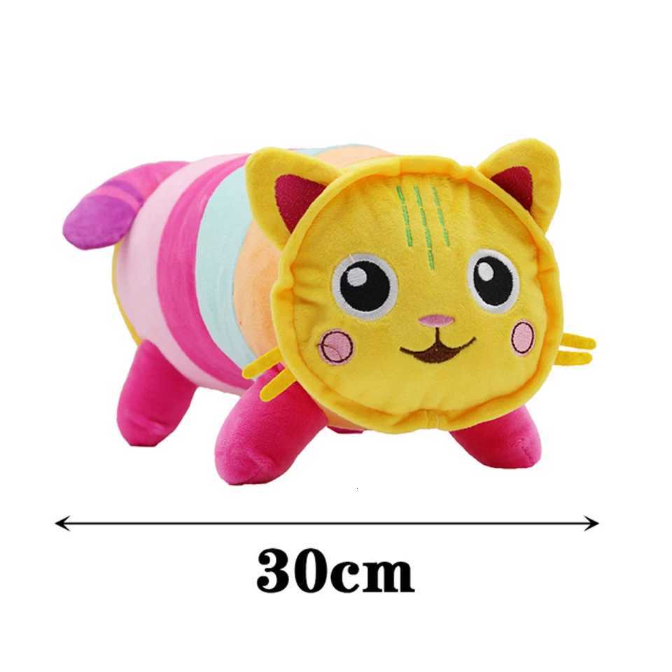 New Gabbys doll house Plush Toy Mercat Cartoon Stuffed Animals Smiling Cat Car Cat Hug Gaby Girl Birthday Gift K251104