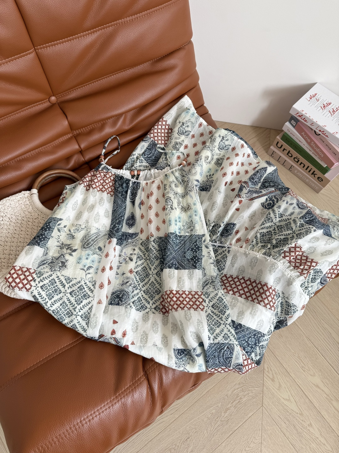 2025 Printed long skirt Fashion Week Show Customized Fashion Tailored clothing womens Fashion Paris.M349
