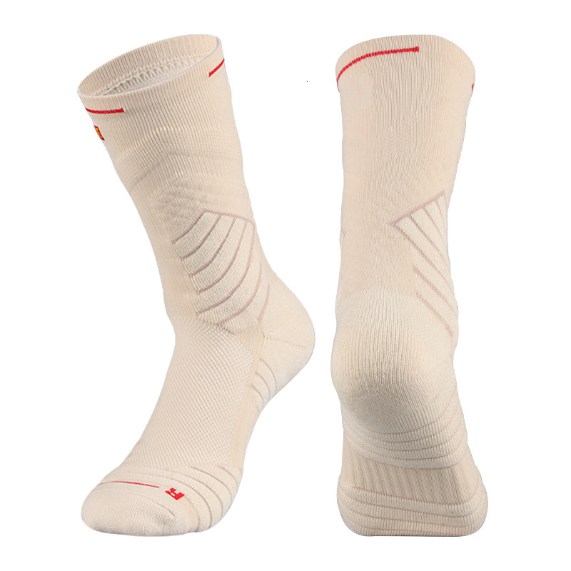 Bullfighting Basketball 2.0 Thickened Towel Bottom Men's High Top Running Practical Professional Long Mid Barrel Elite Sports Socks