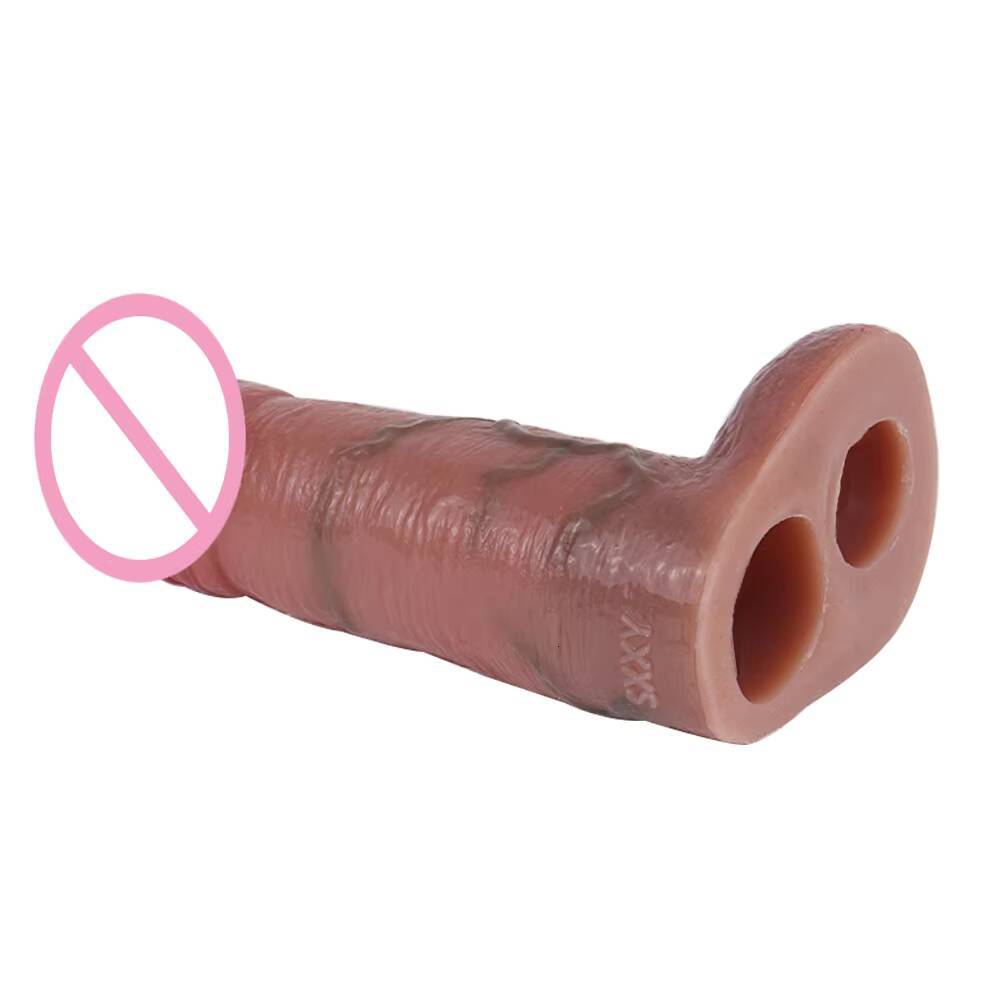 Wholesale Liquid Silicone Realistic Penis Sleeve Extender Condoms Delay Ejaculation Ultrathin Penis Enlargement Sextoy for Men