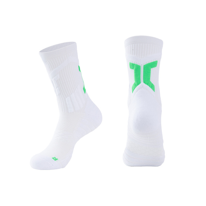 Professional basketball socks with thick towel bottom, breathable for all seasons, outdoor running, football, leisure, couple, mid tube socks, order