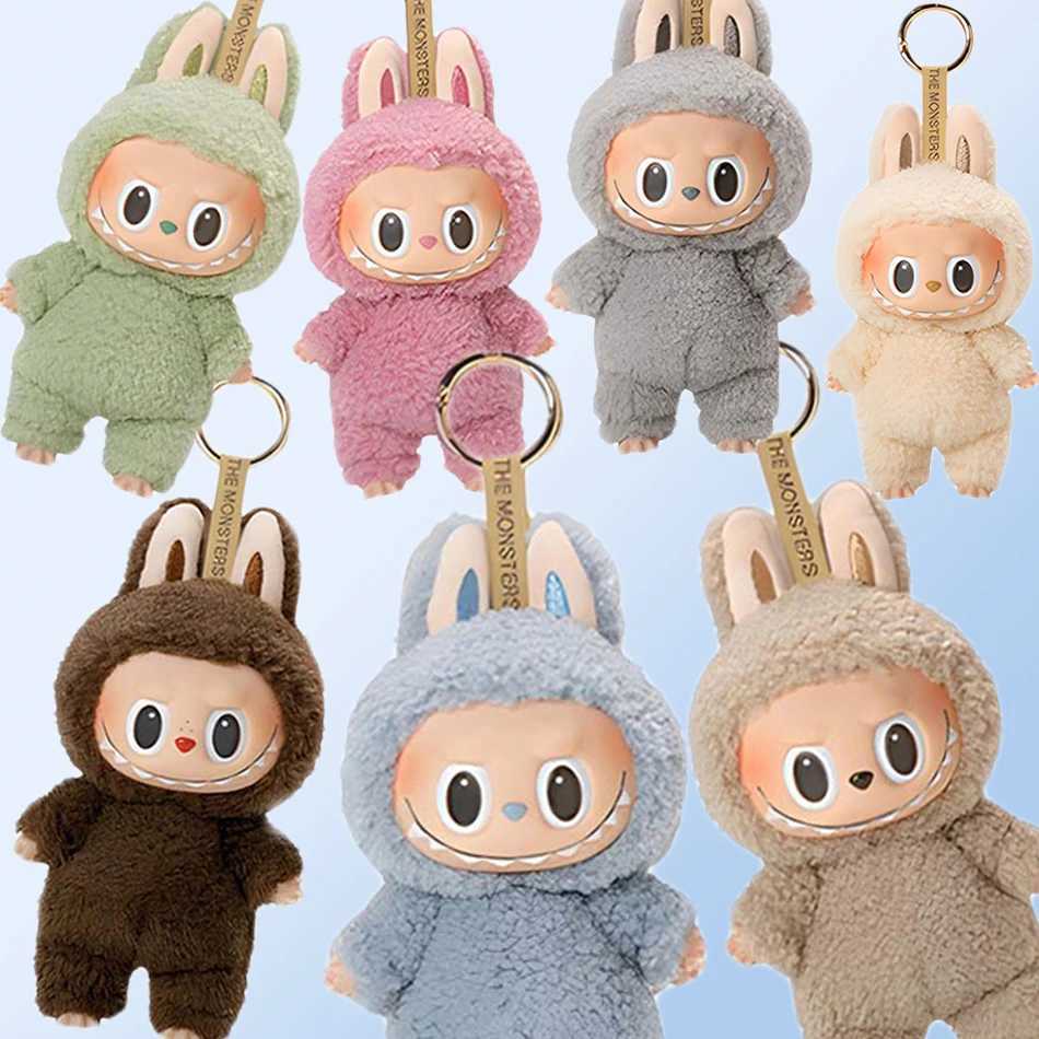 Labub The Monsters Vinyl Base Doll Heart Shaped Mobile Macaron Doll Blind Box Blind Bag Picture Guessing Bag China High QualityT250507