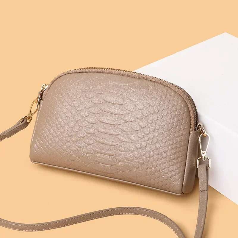 Fashion Genuine Crossbody Sac Simple Women S Designer Handbag High Quality Cow Leather Small Shoulder Messenger Bag Bag
