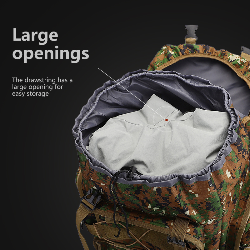 hiking backpack large capacity multifunctional set of 2 backpack chest bag suitable for outdoor sports travel camping tactical backpack for outdoor 30