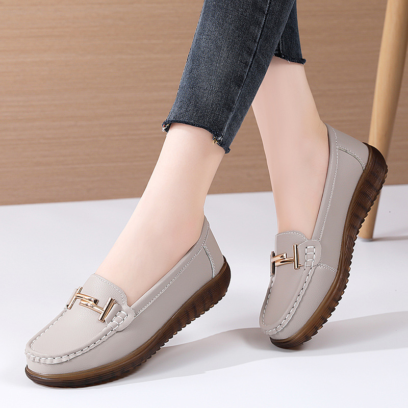 New Spring Single Stylish And Versatile Mom For Women Non Slip One Foot Casual Women S Shoes Ddmysaturn