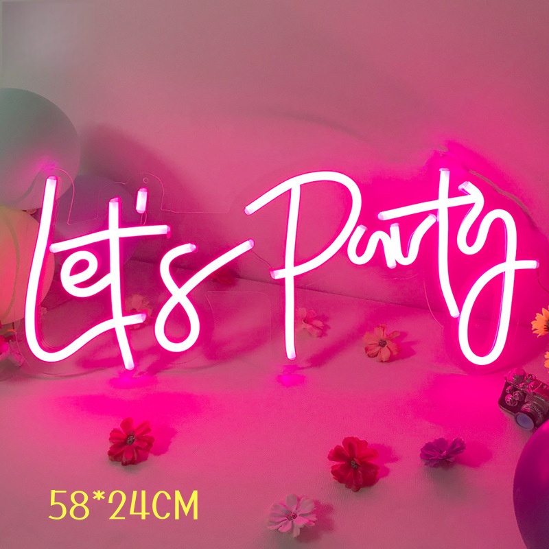 Remote-Controlled Personalized Neon LED Signs for Event Decorations