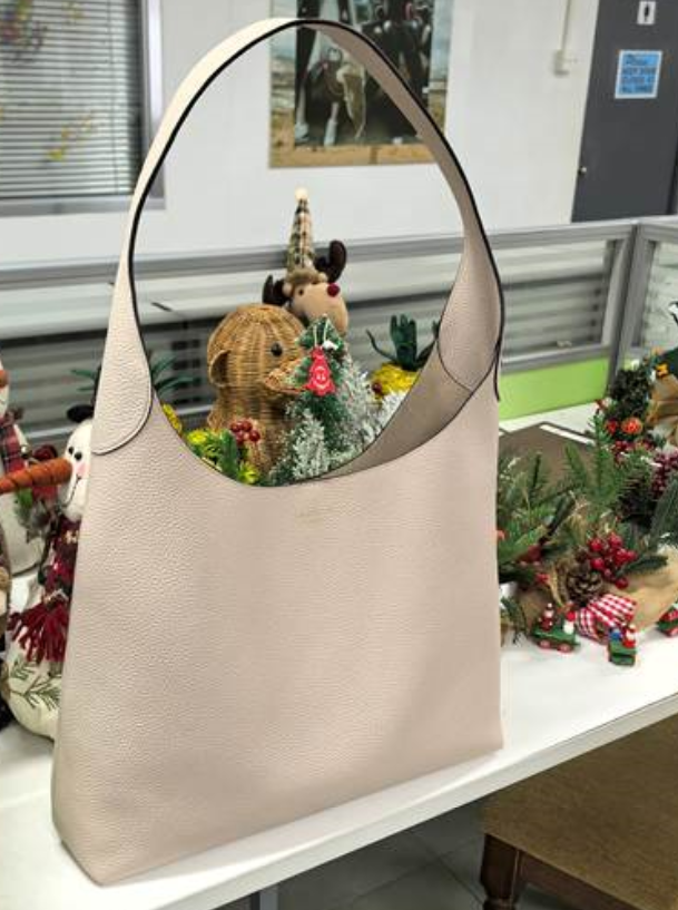 Premium Genuine Leather Large Hobo Handbag
