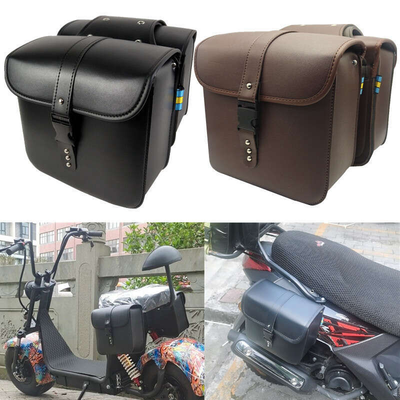 Motorcycle edge Harley electric car, Prince car modification, box, side bag, rear seat with saddle bag hanging on both sides, waterproof