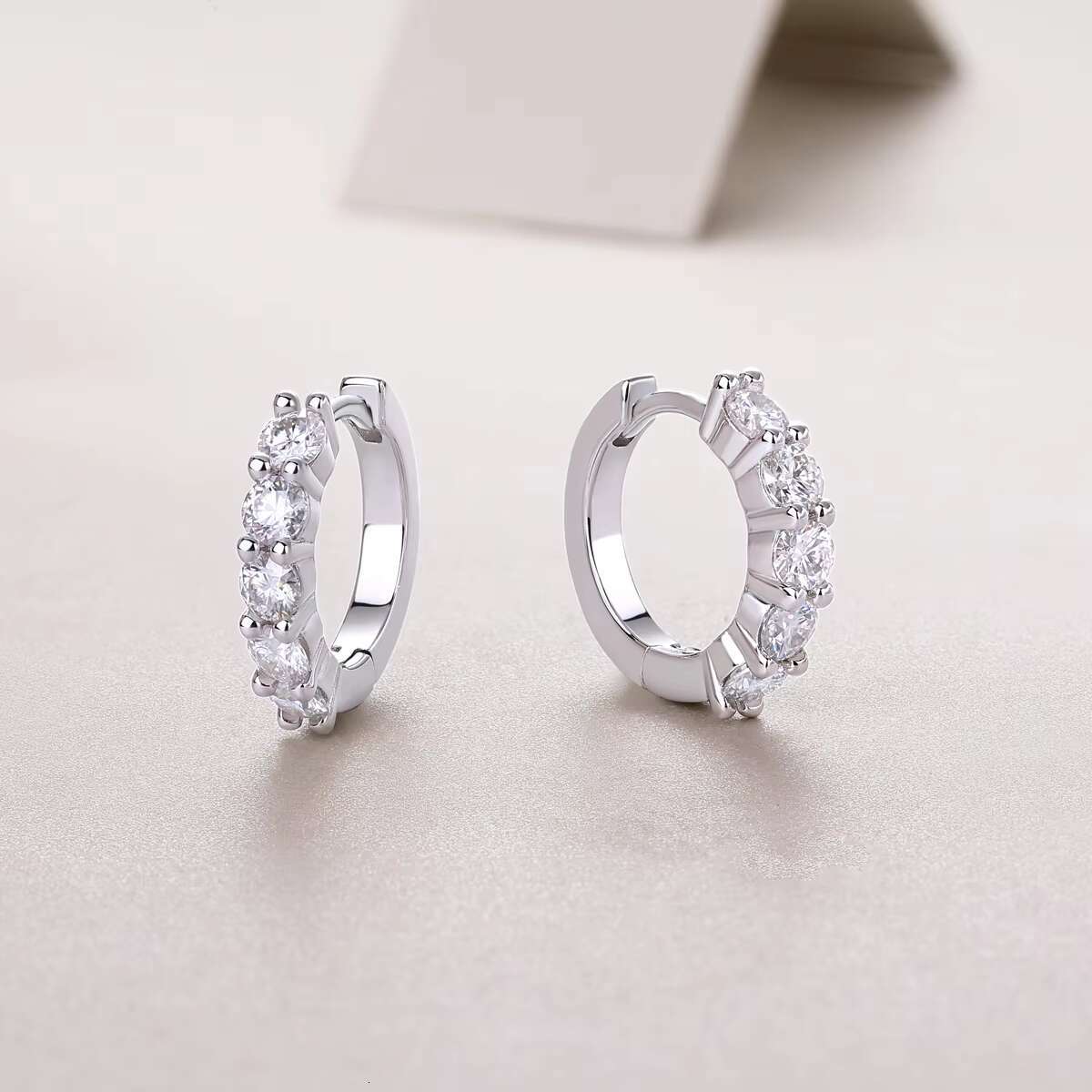 Best Price Lab Grown Moissanite Earrings 925 Sterling Silver GRA Certified VVS D 3mm Moissanite Diamond Jewelry Stud Earring